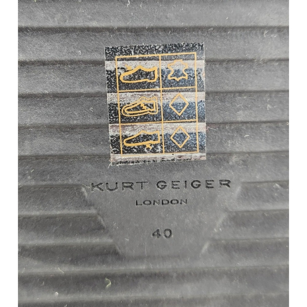 Kurt Geiger Metallic Multi-Color Quilted Leather Sandals - Picture 12 of 12